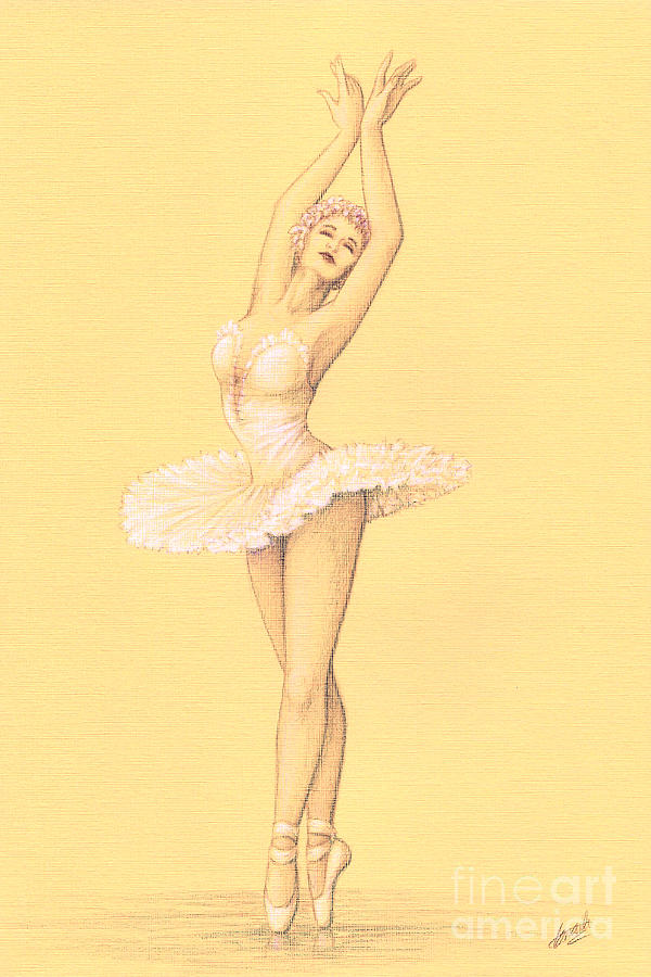 600x900 Ballerina I Drawing By Enaile D Siffert