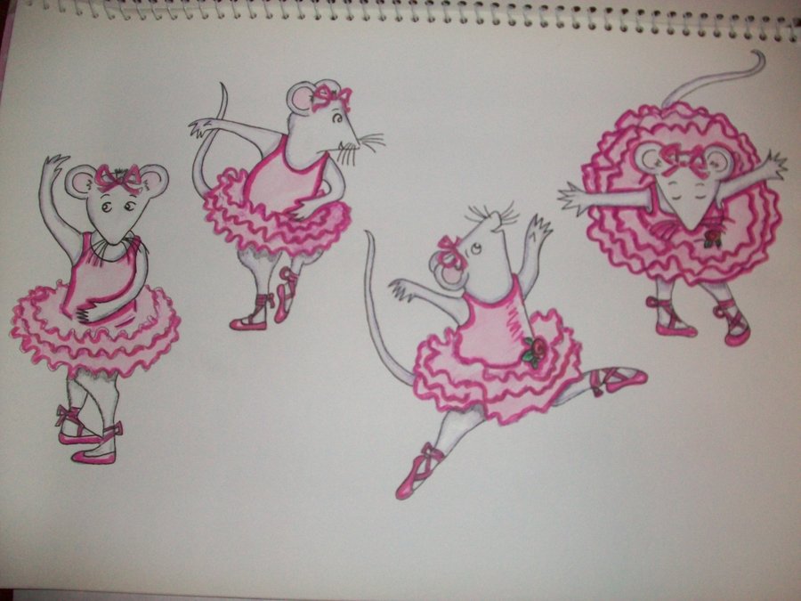 900x675 Angelina Ballerina Poses By Joindeath