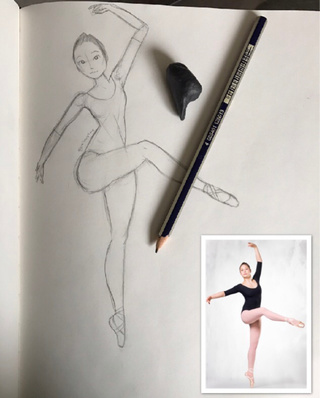 320x398 Ballerina Drawings On Paigeeworld. Pictures Of Ballerina