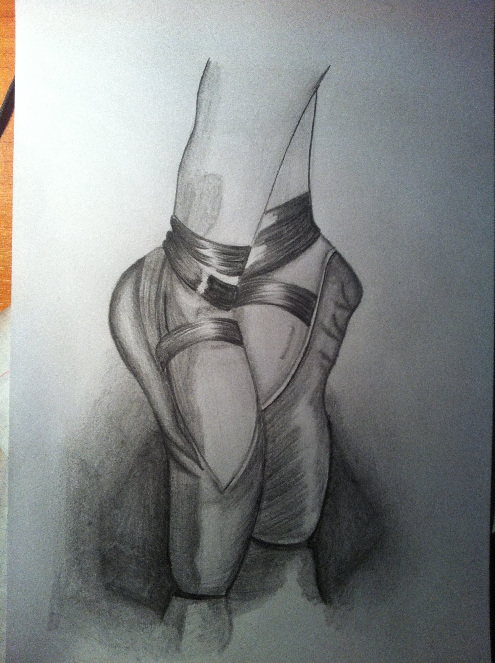 1936x2592 Ballerinas Shoes Time Lapse Drawing