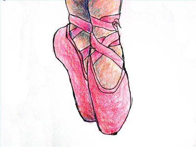 400x300 How To Draw Ballet Shoes (With Pictures) Ehow