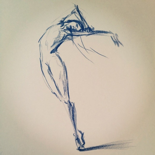 500x500 Ballet Dancer Drawing