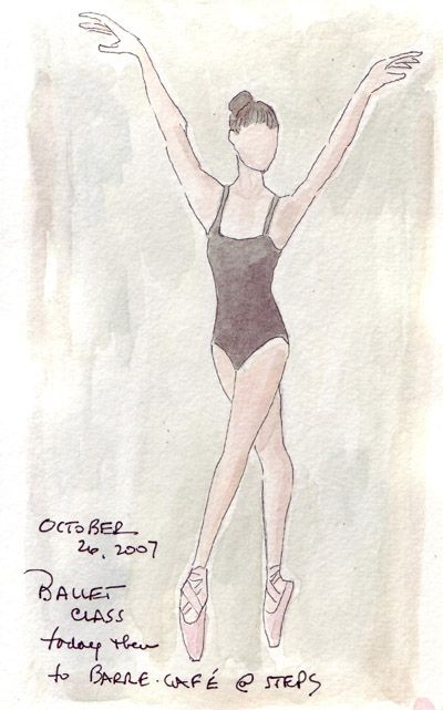 400x641 Ballet Dancer Sketch