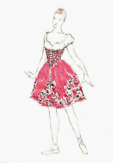 223x320 Ballet Costume Sketch