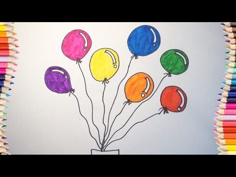 480x360 How To Draw Balloon For Kids