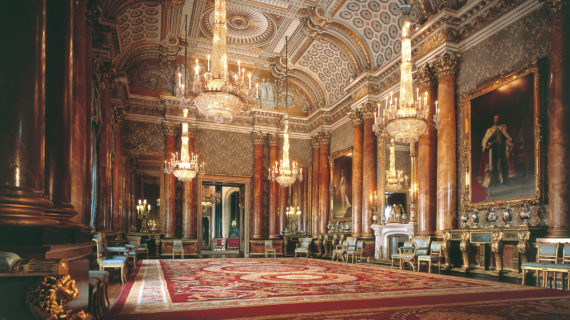 570x320 Buckingham Palace Blue Drawing Blue Drawing Room, Formerly