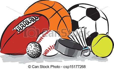 450x272 Sports Balls Illustration Clip Art Vector