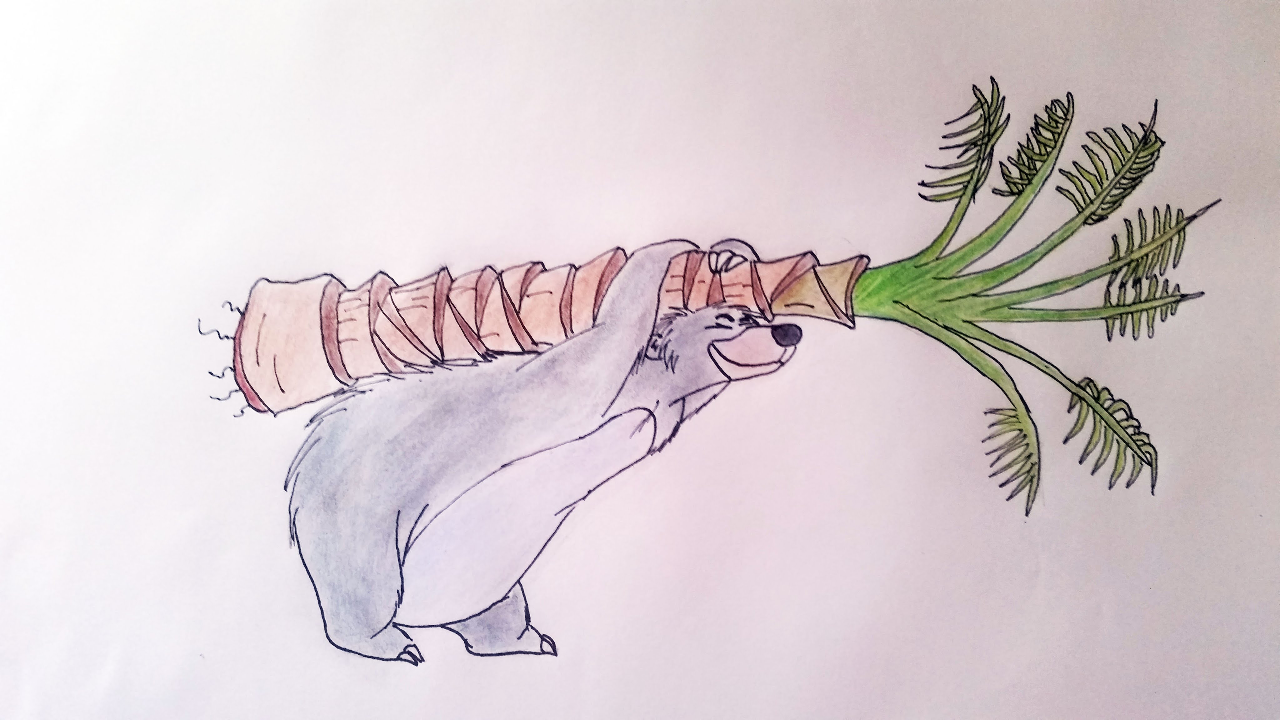 4096x2304 How To Draw Baloo From The Jungle Book