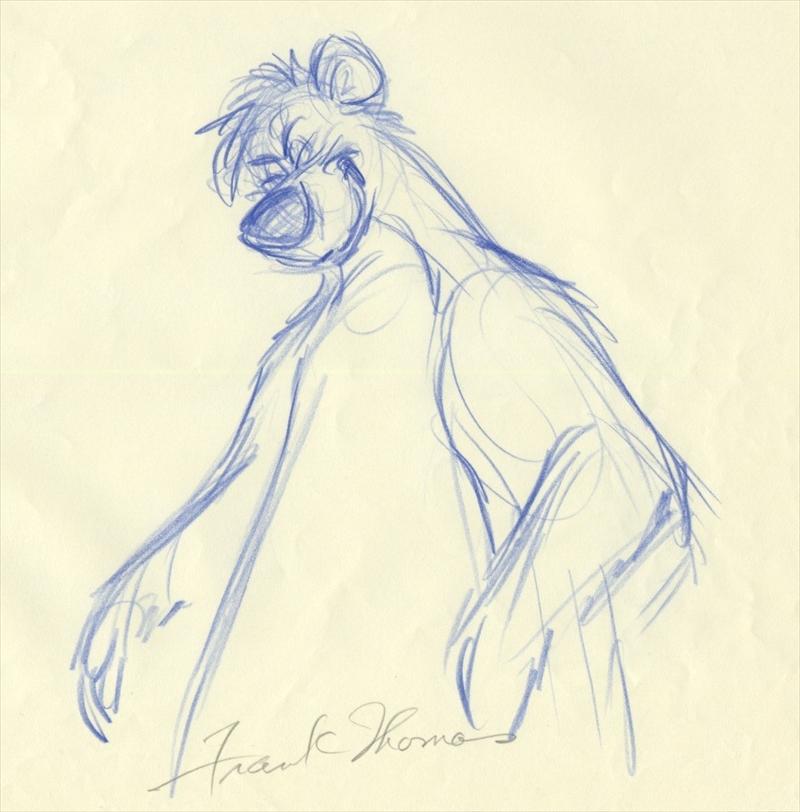 800x812 Disney The Jungle Book Animation Drawing