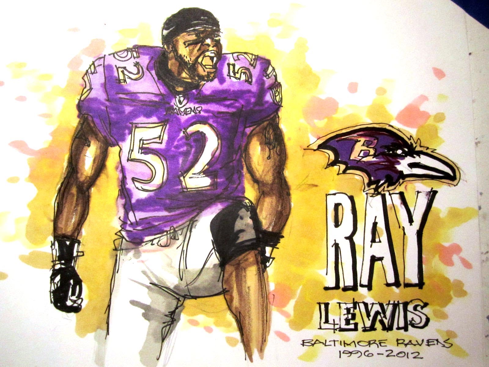1600x1200 Nfl Football Series Ray Lewis Baltimore Ravens Lb Time Lapse