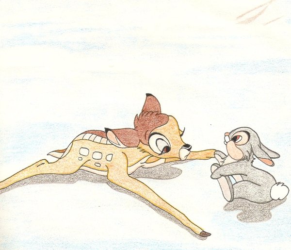 600x515 Bambi And Thumper By Fernl