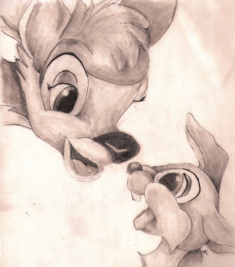 800x906 Bambi And Thumper By Xxsilentforcexx