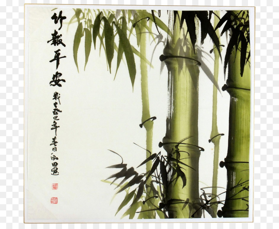 900x740 Table Bamboo Drawing Ink Wash Painting