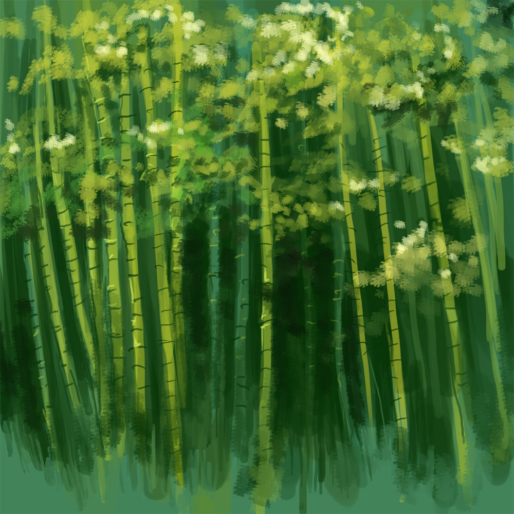1000x1000 Bamboo Forest Sketchathon