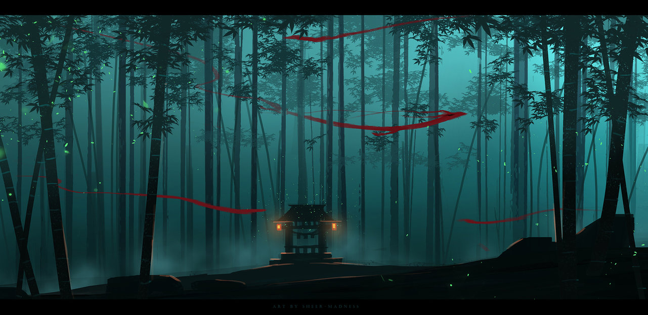 1281x623 Bamboo Forest Spirits By Sheer Madness