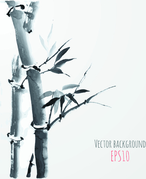 300x368 Bamboo Tree Drawing Free Vector Download (93,544 Free Vector)