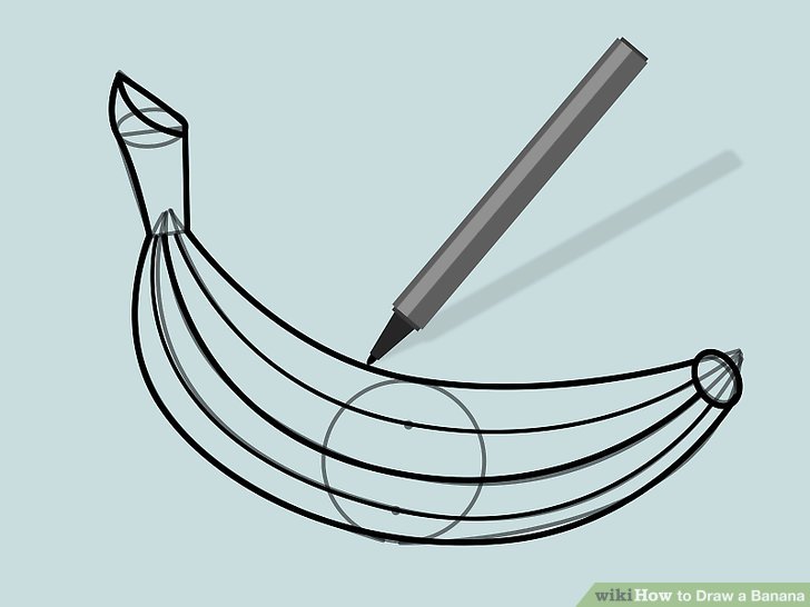 728x546 How To Draw A Banana 14 Steps (With Pictures)