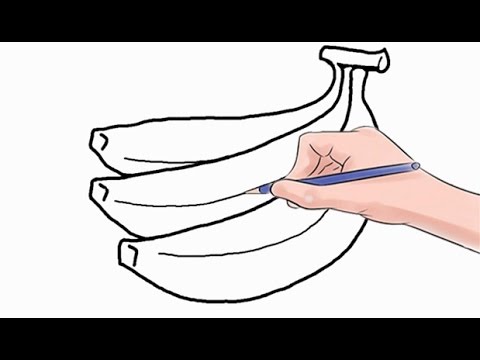 480x360 How To Draw A Banana Easy Step By Step