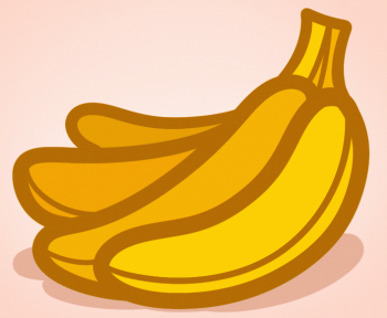 350x288 How To Draw How To Draw Bananas For Kids