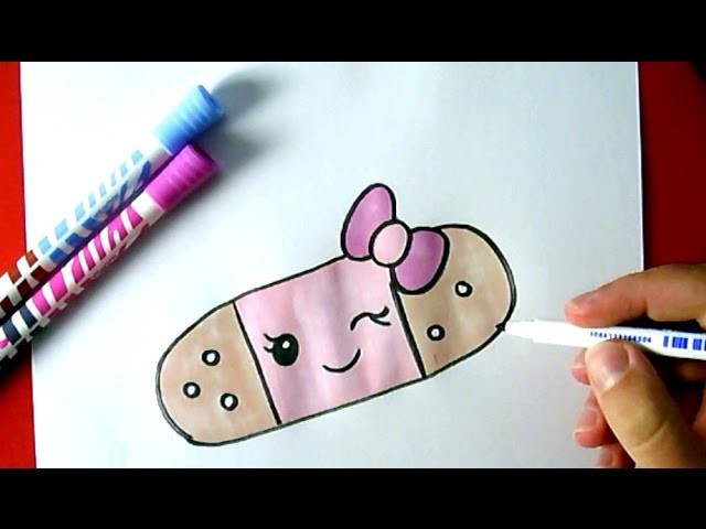 640x480 How To Draw A Cute Band Aid