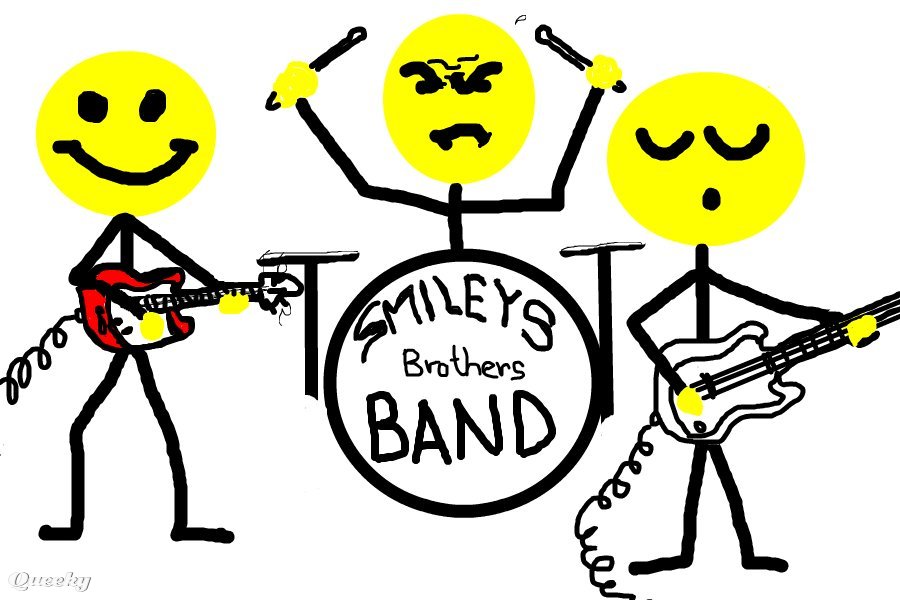 900x600 Rock Band A Music Speedpaint Drawing By Dunive