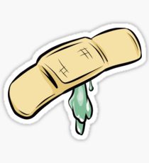 210x230 Band Aid Drawing Stickers Redbubble