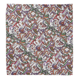 260x260 Abstract Drawing Bandanas Amp Kerchiefs Zazzle