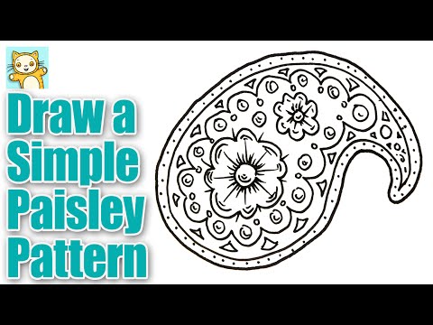 480x360 How To Draw A Simple Paisley Pattern