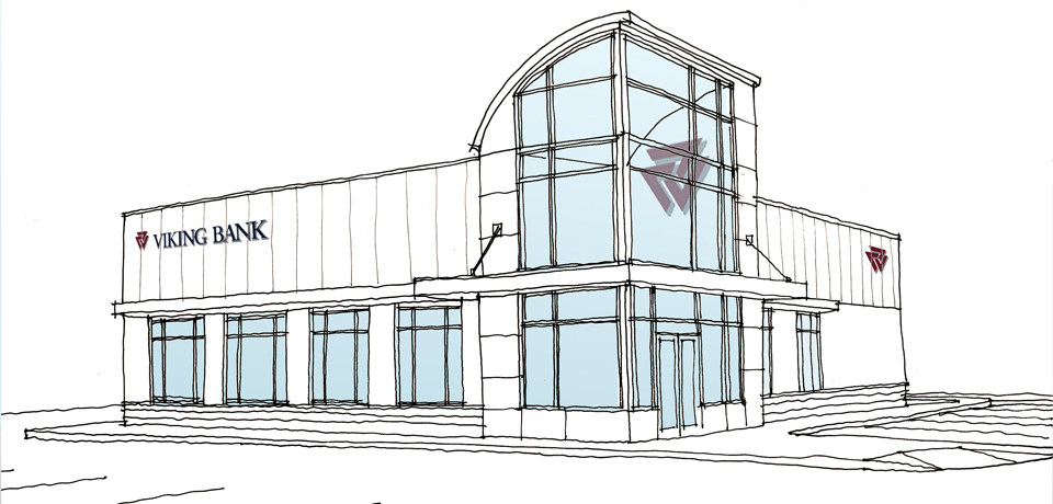 960x460 Bank Exterior Design