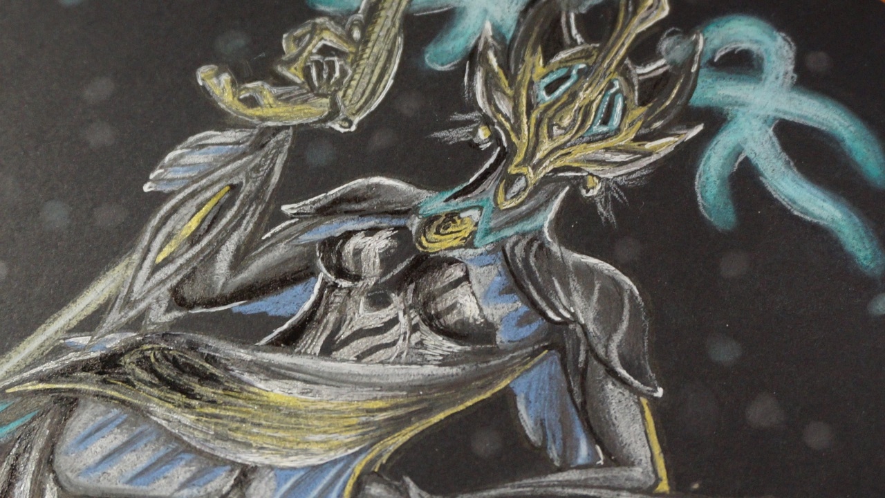 1280x720 Warframe Speed Drawing