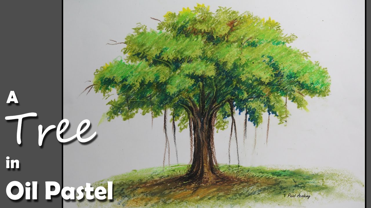 1280x720 How To Paint A Banyan Tree In Oil Pastel