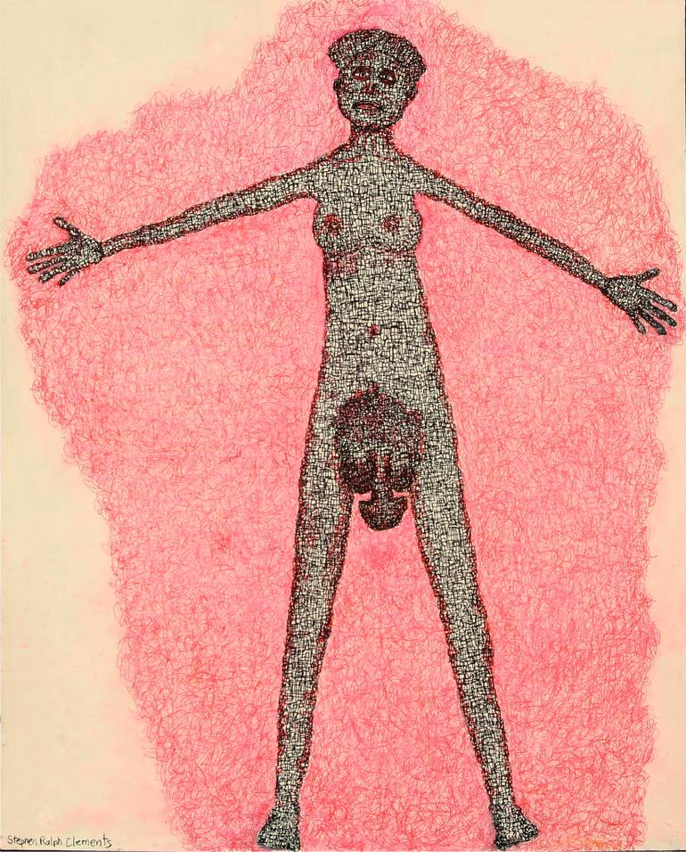 770x956 Saatchi Art Baptism By Fire Drawing By Stephen Clements