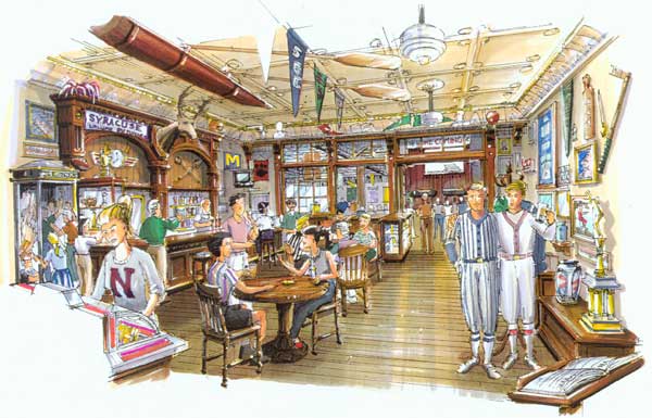 600x385 Newt Rockney Sports Bar Concept Drawing