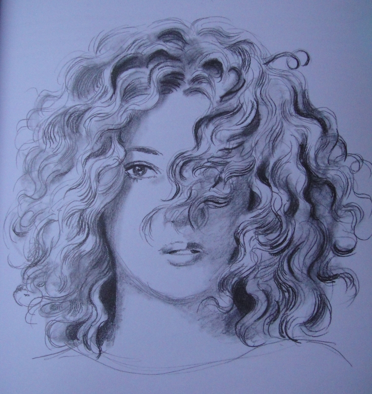 755x800 Drawing Of A Girl By Barrington Barber