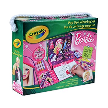 355x355 Crayola Pop Up Colouring Set, Barbie, Drawing Sets