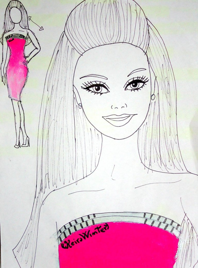 Barbie Easy Drawing at GetDrawings Free download