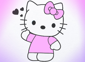 300x217 Draw Hello Kittykids Art Hub