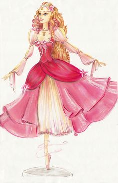 236x366 Resultado De Imagem Para Barbie 12 Dancing Princess Drawing