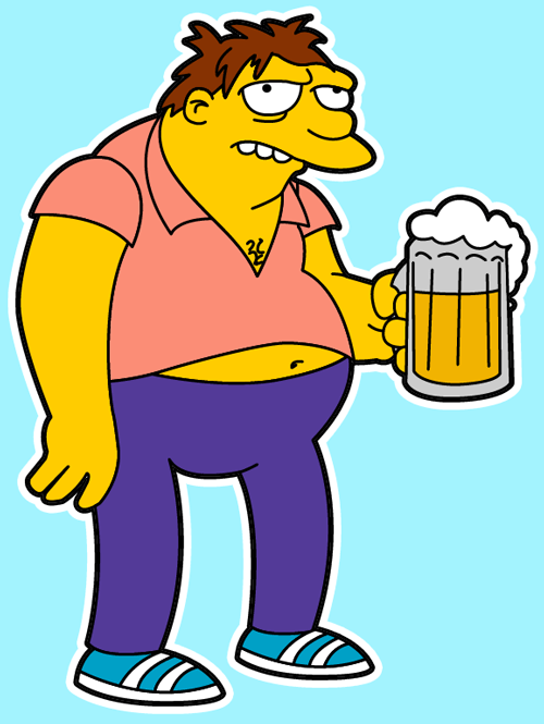 500x665 How To Draw Barney Gumble From The Simpsons With Easy Step By Step