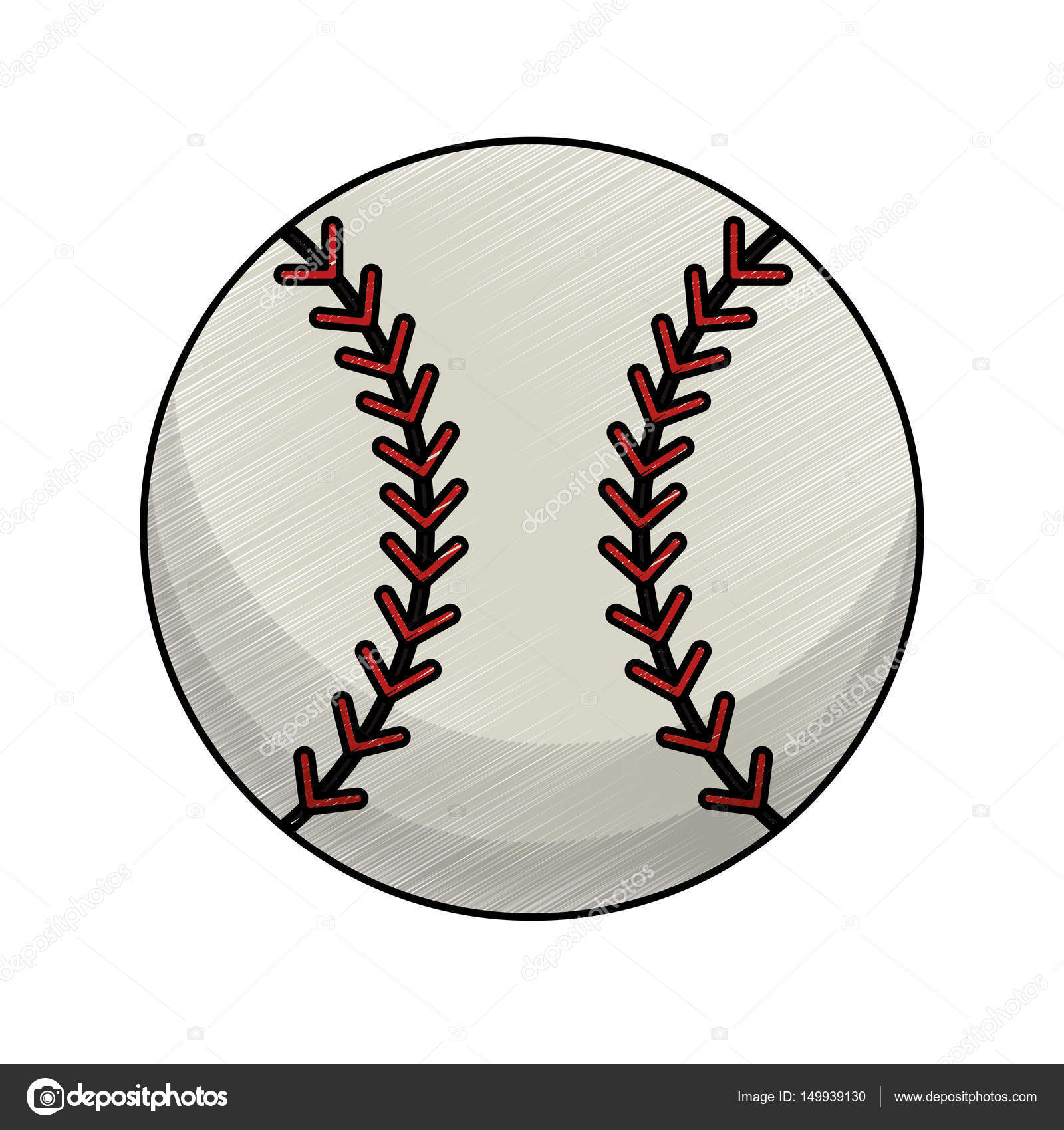 1600x1700 Drawing Baseball Ball Equipment Stock Vector Jemastock
