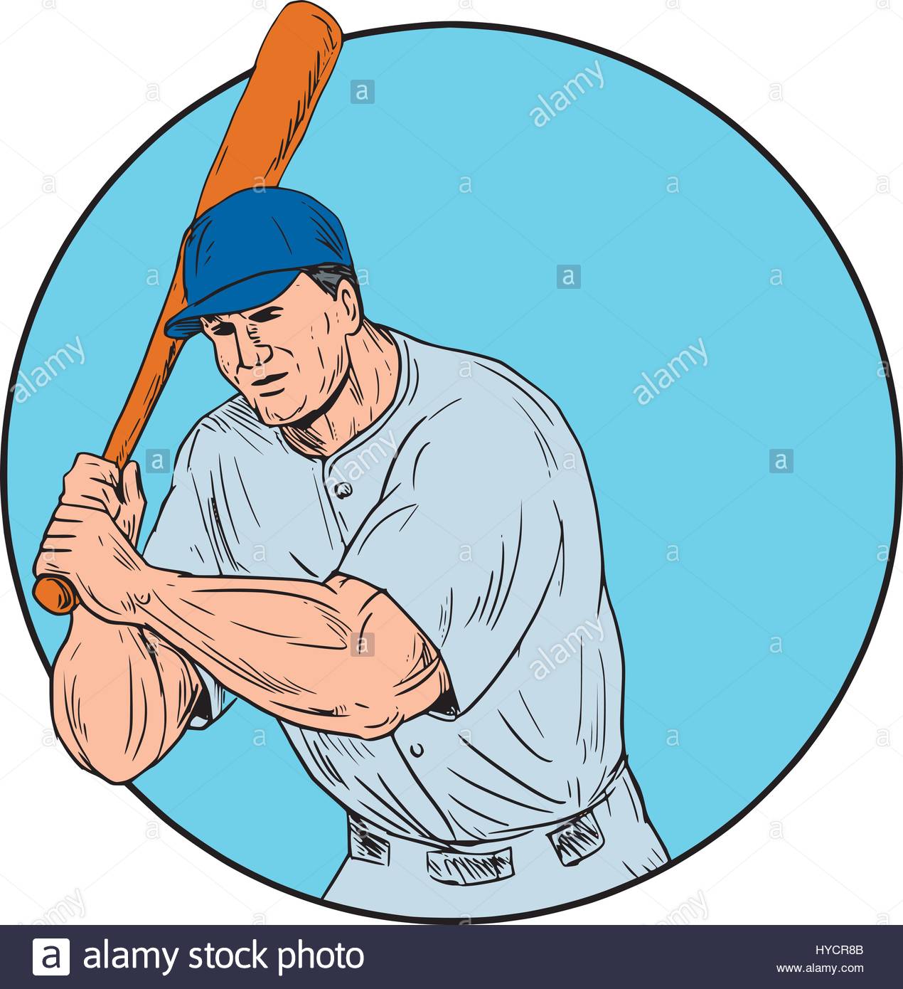 1270x1390 Drawing Sketch Style Illustration Of An American Baseball Player