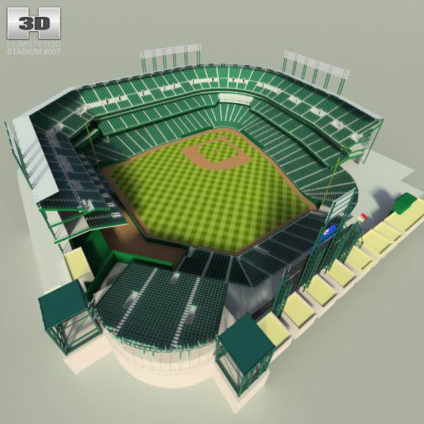 600x600 How We Made A Baseball Stadium 3d Model
