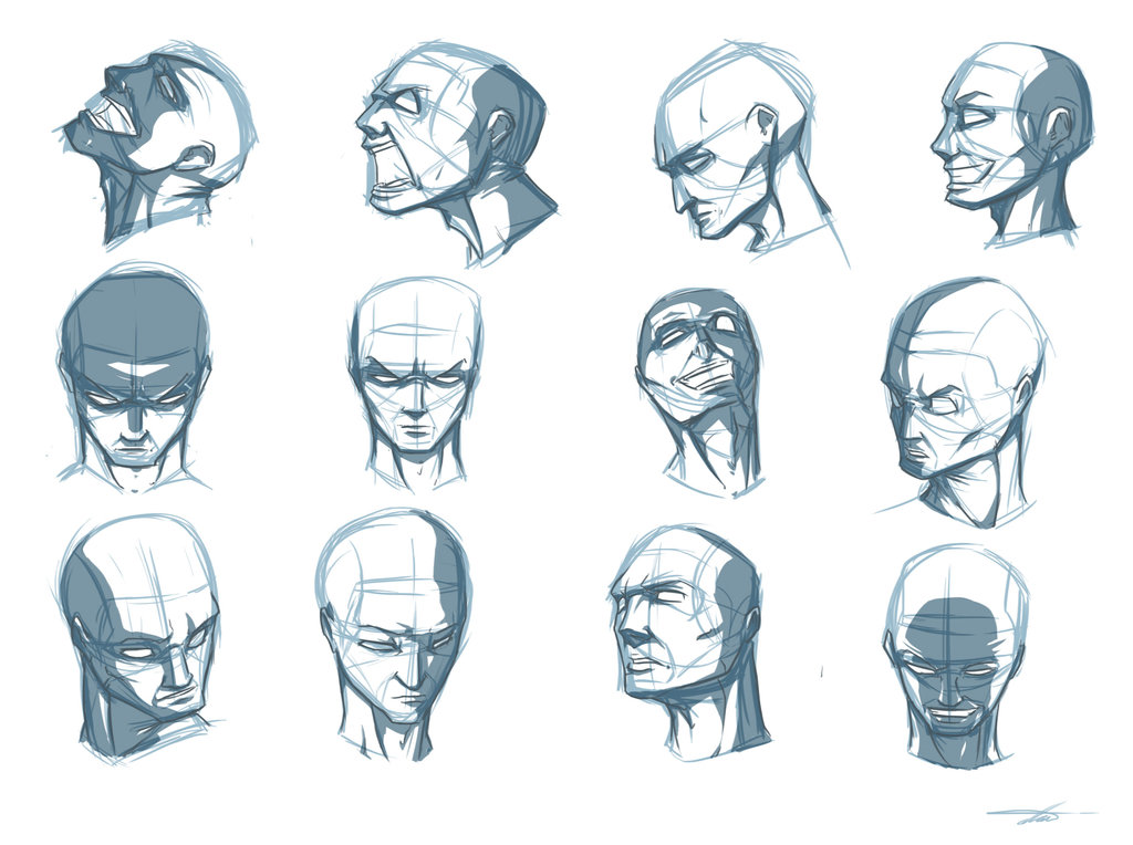 1024x764 Head Face Shadow Practice By Munchkin T Face