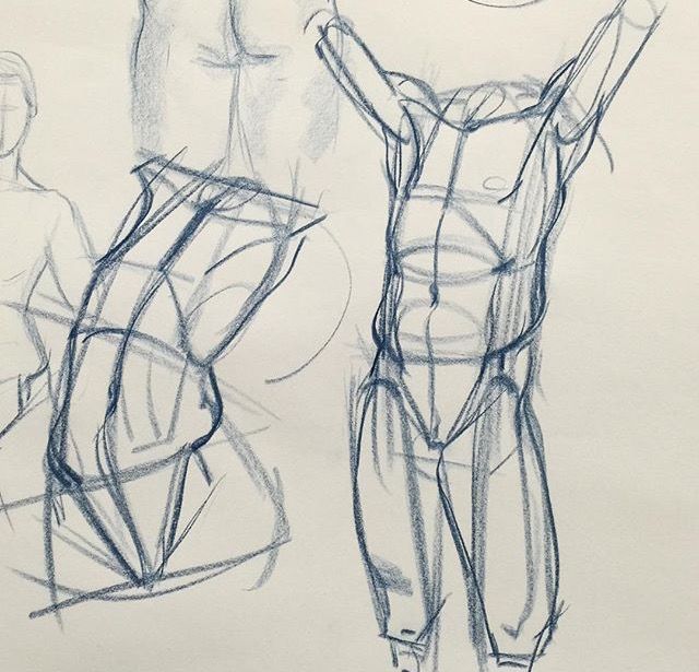 640x615 Here Weston Is Demonstrating How The Basic Human Form Can Be Made