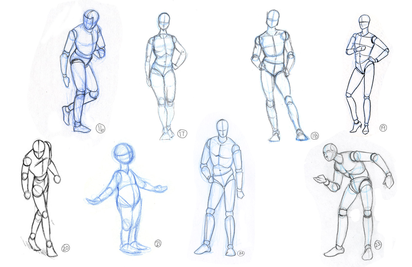 How To Draw Human Figure For Beginners Pencil Sketch - vrogue.co