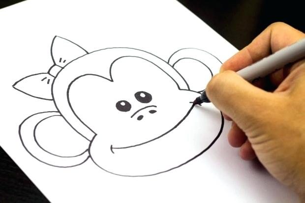 620x413 Monkey Drawing Easy How To Draw Awesome Cartoons With Your Kids