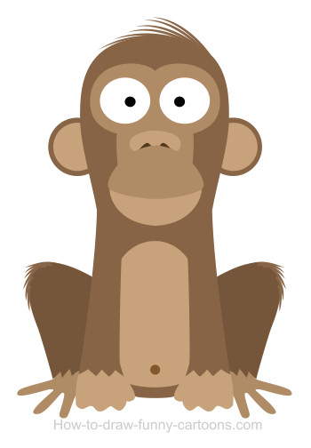 350x504 A Monkey Cartoon