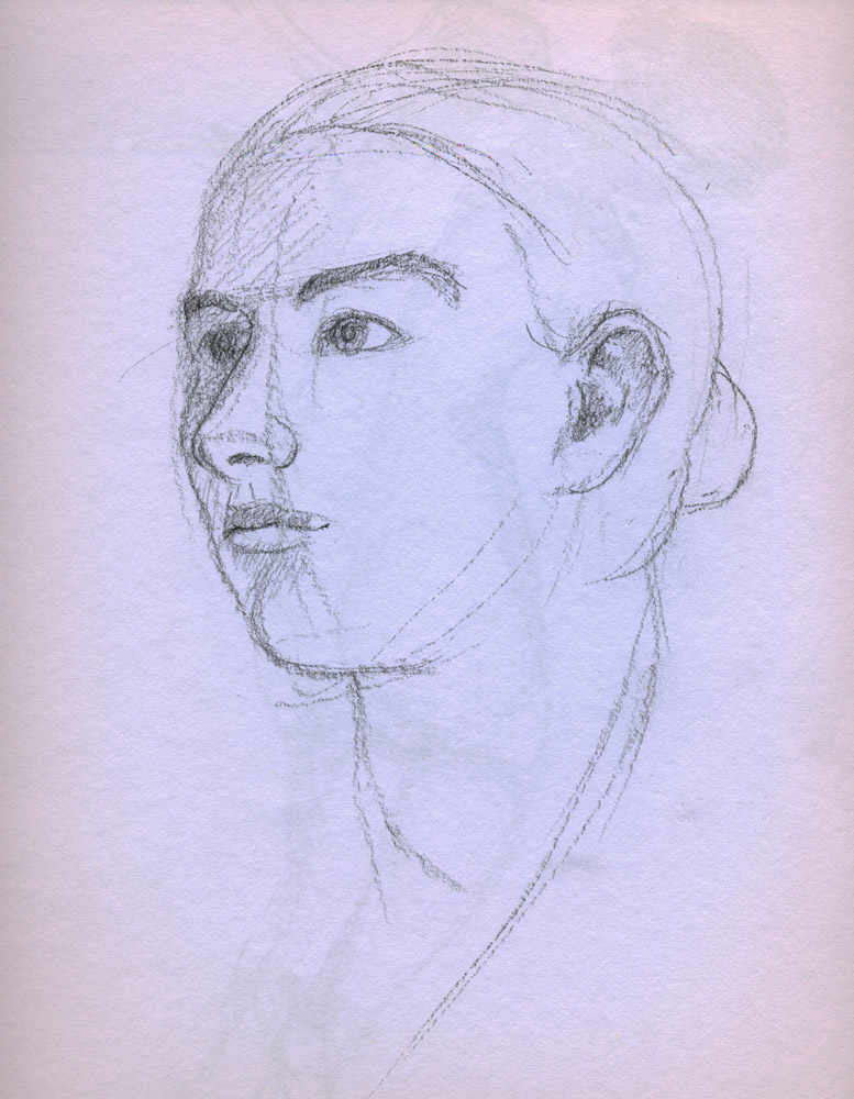 777x1000 Basic Portrait A Charcoal Portrait Of A Girl