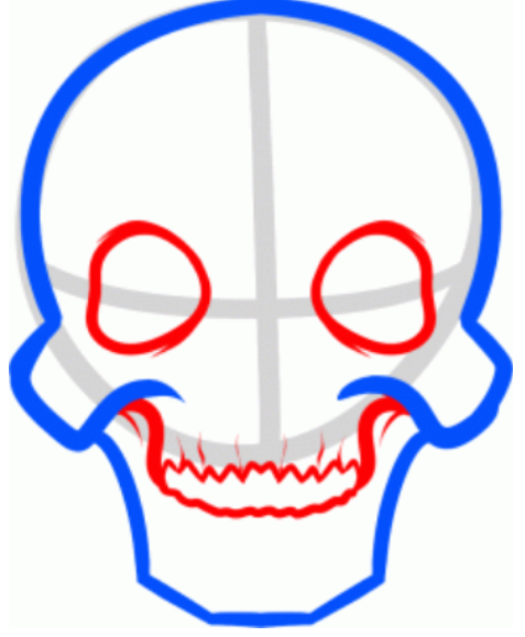 477x579 Ways To Improve Drawing Amp How To Draw Skeleton Face And Skull