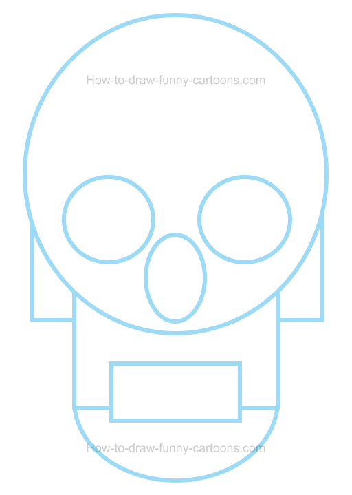512x719 To Draw A Skull